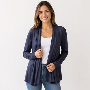 Purotatto Open Cardigan Size XL in Blue